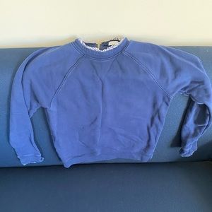 Ruffle detail J. Crew Factory Sweatshirt